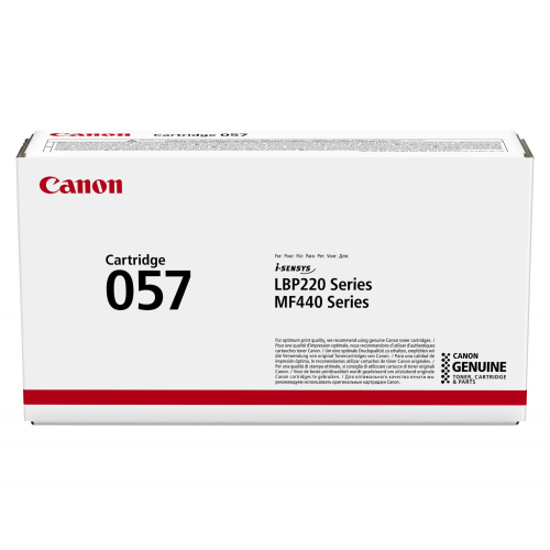 CANON 057 TONER NERO 3.100 PAGINE PER i-SENSYS LBP223dw,LBP226dw,LBP228x,MF443dw,MF445dw,MF446x,MF449x